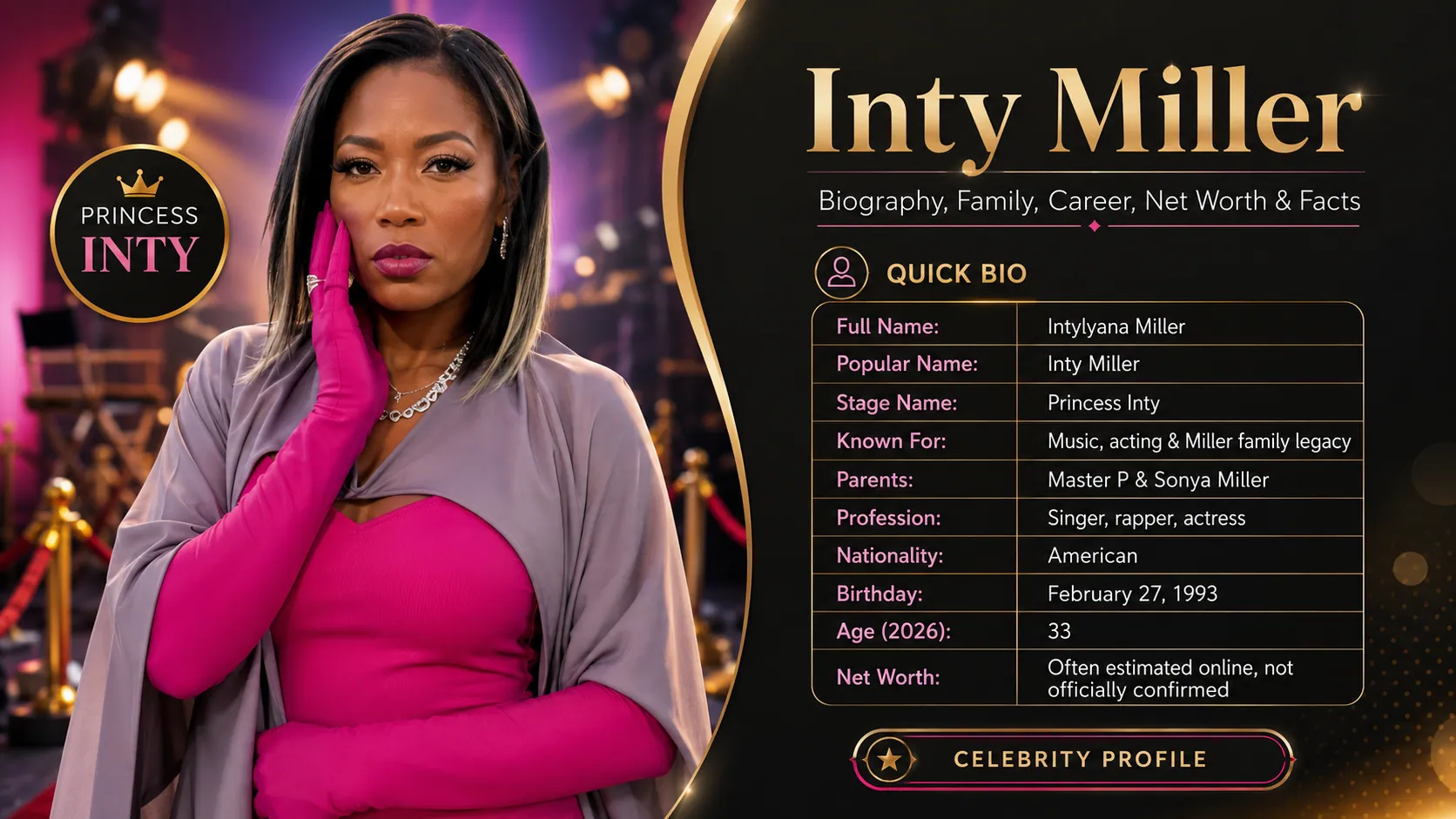 Inty Miller: Biography, Family, Career, Net Worth and Facts